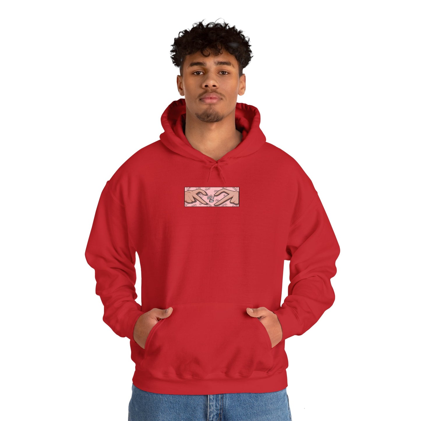 TF Heavy Blend Hoodie Box Logo diamond