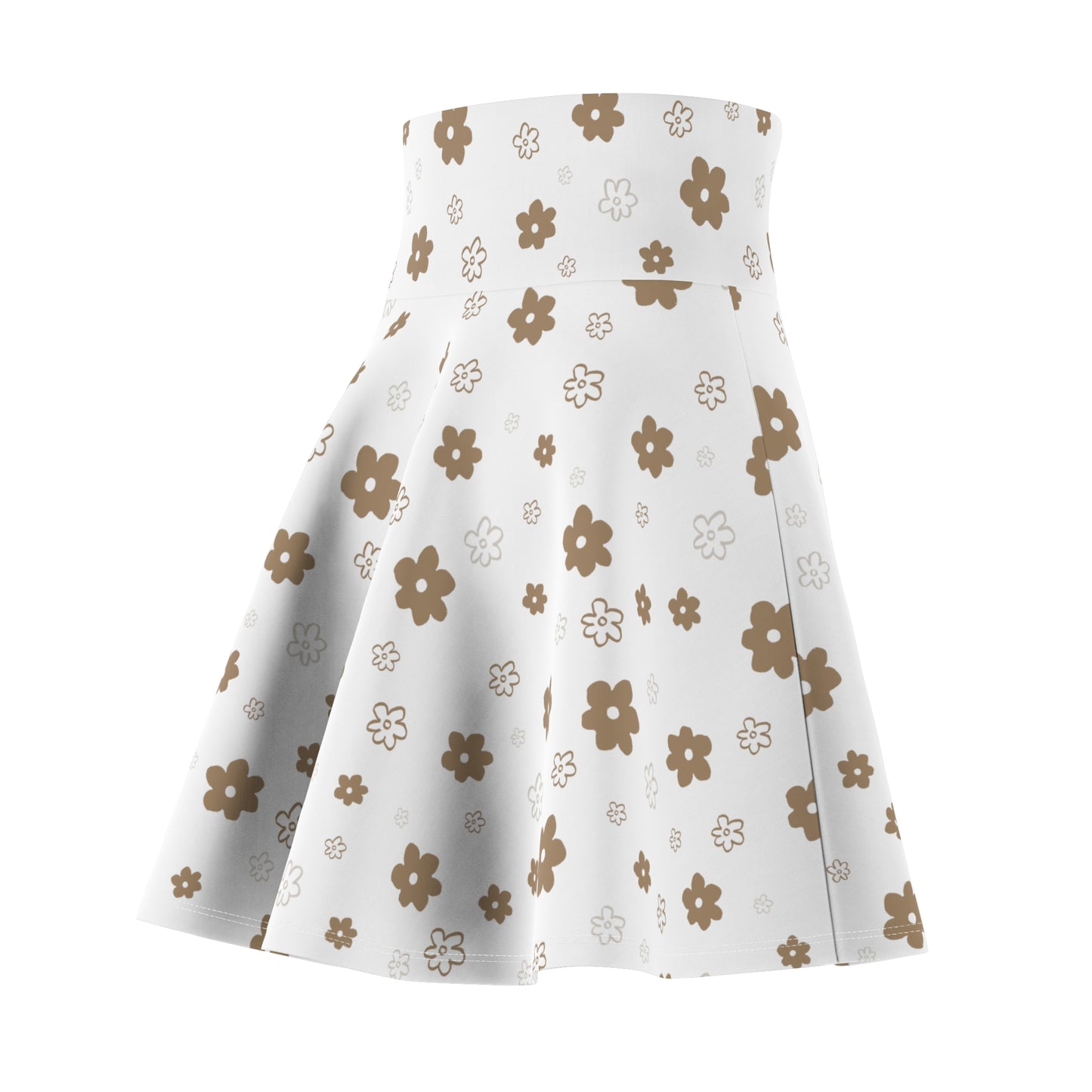 Women's Skater Skirt Flower Print