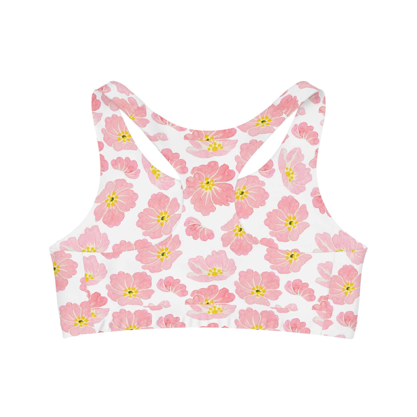 Seamless Sports Bra Flowers