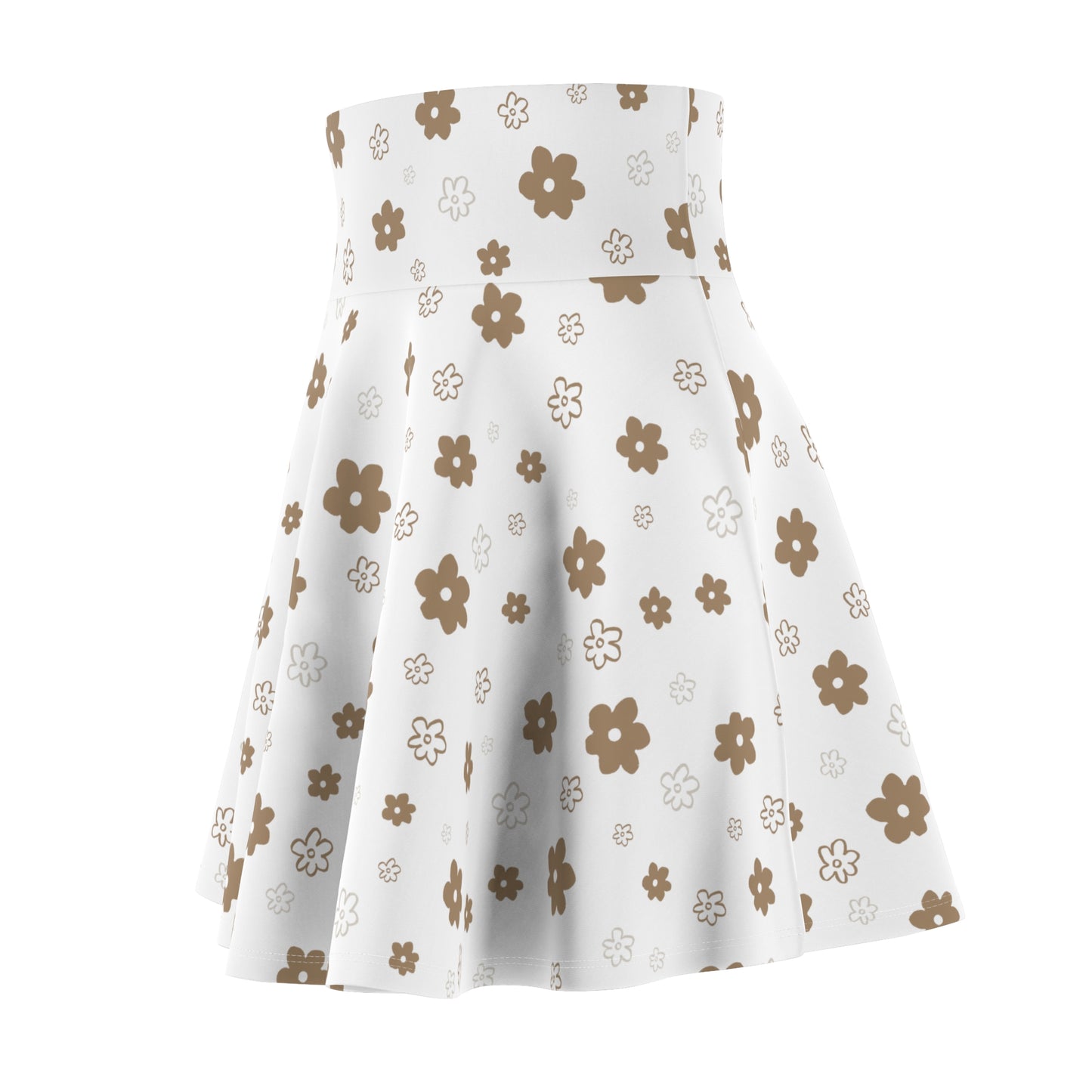 Women's Skater Skirt Flower Print