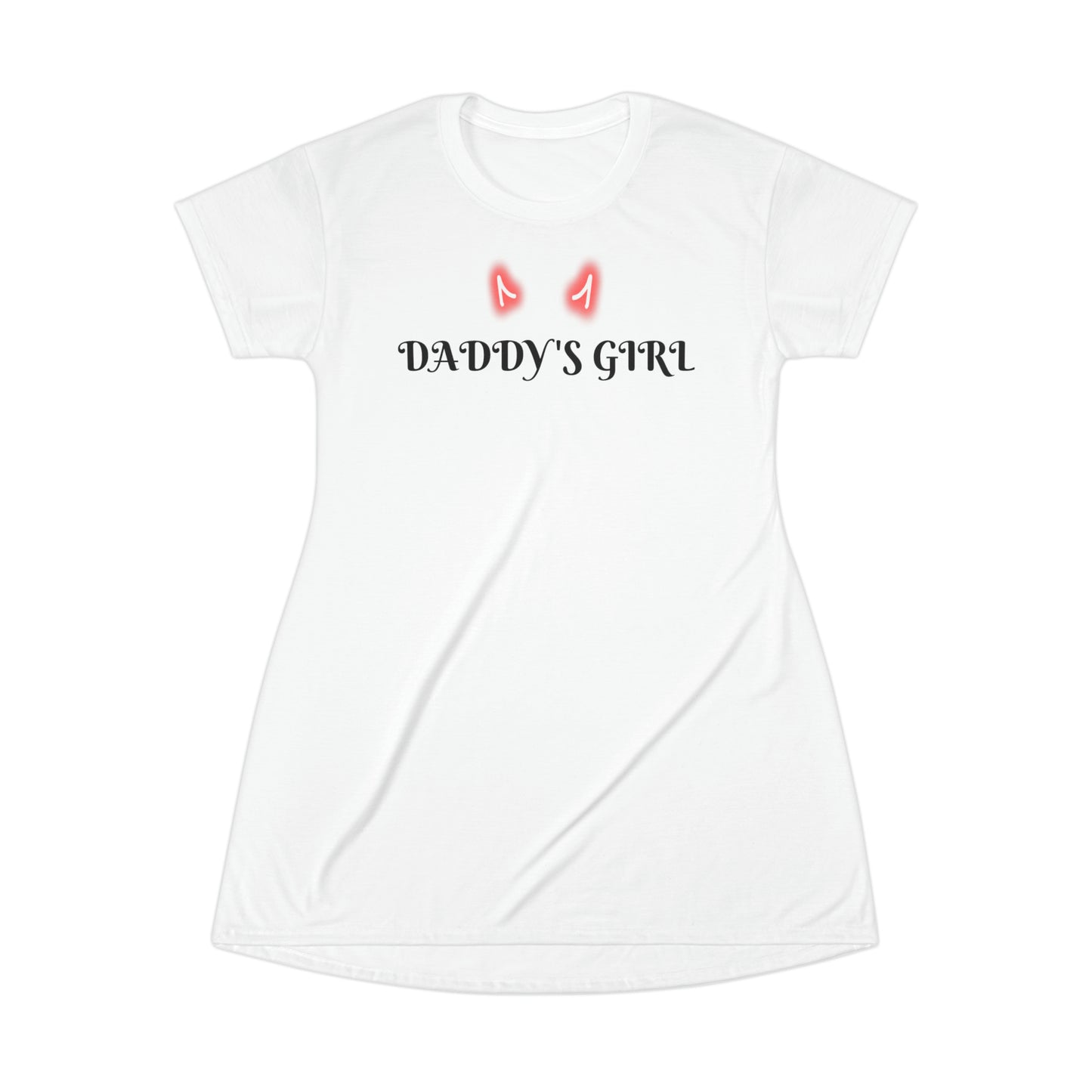 "Daddys Girl" T-Shirt Dress (AOP)