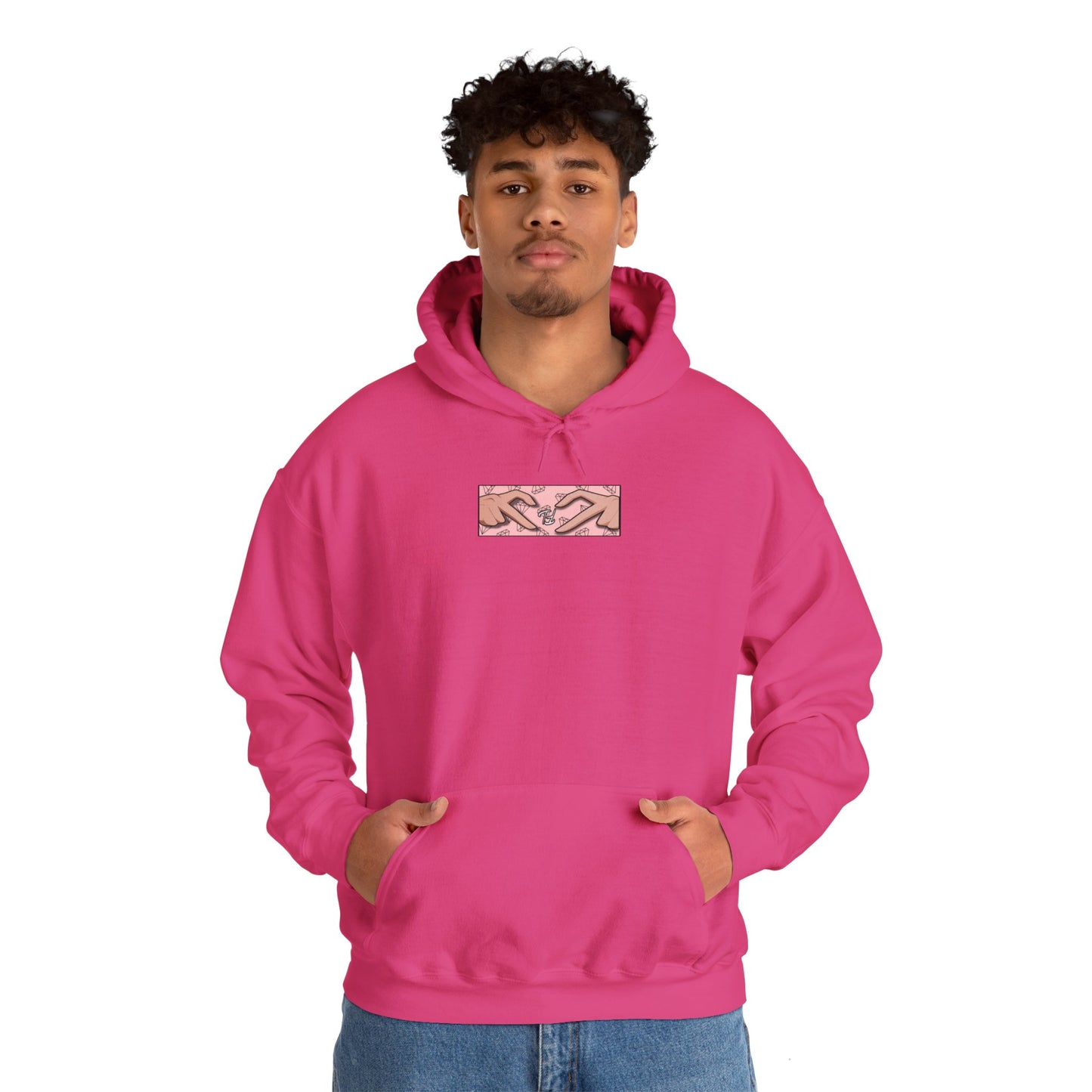 TF Heavy Blend Hoodie Box Logo diamond