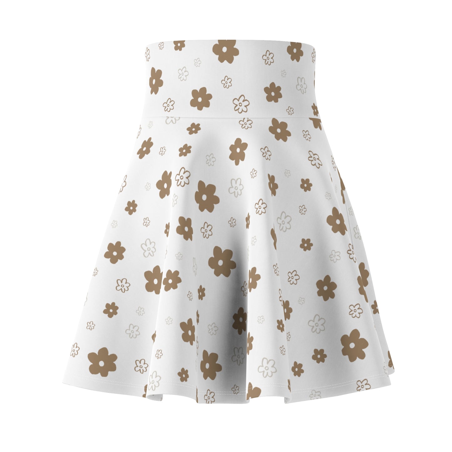 Women's Skater Skirt Flower Print