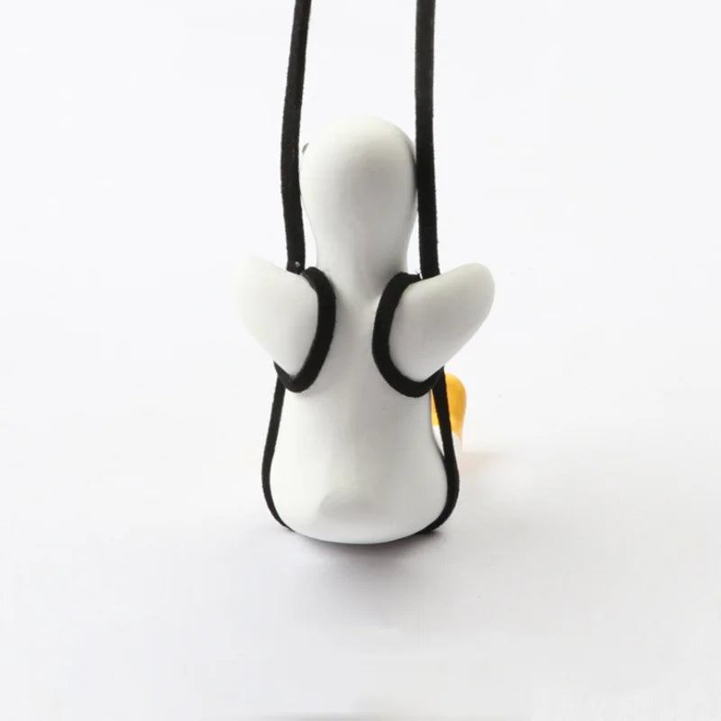 Swinging Duck Cute Mirror Accessory