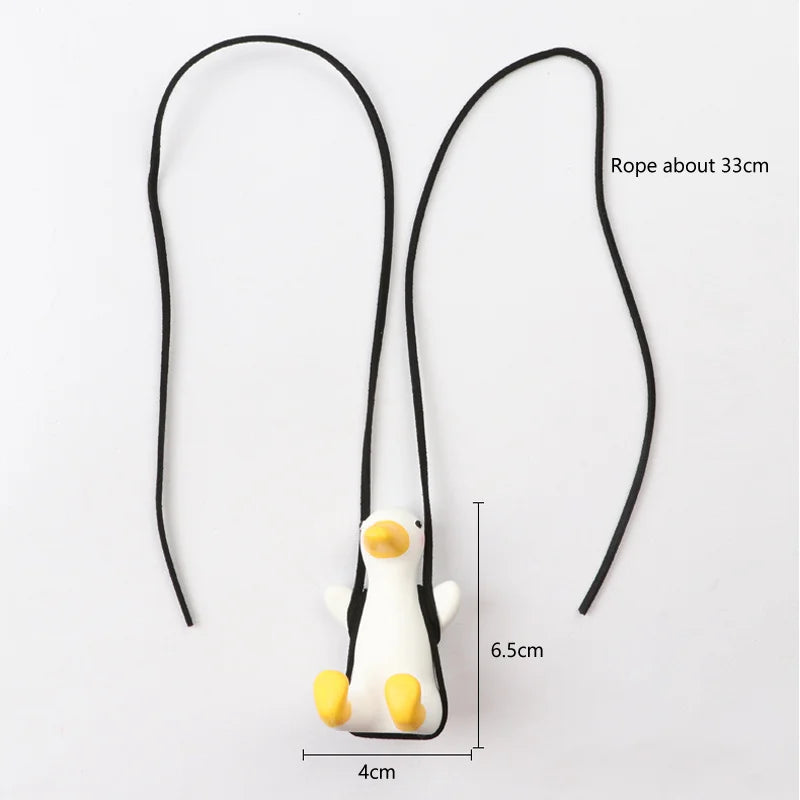 Swinging Duck Cute Mirror Accessory