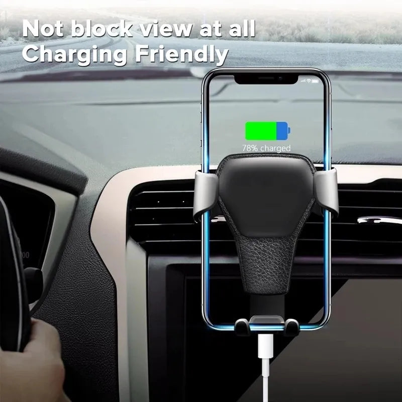 Phone Holder "Gravity vent clip on"